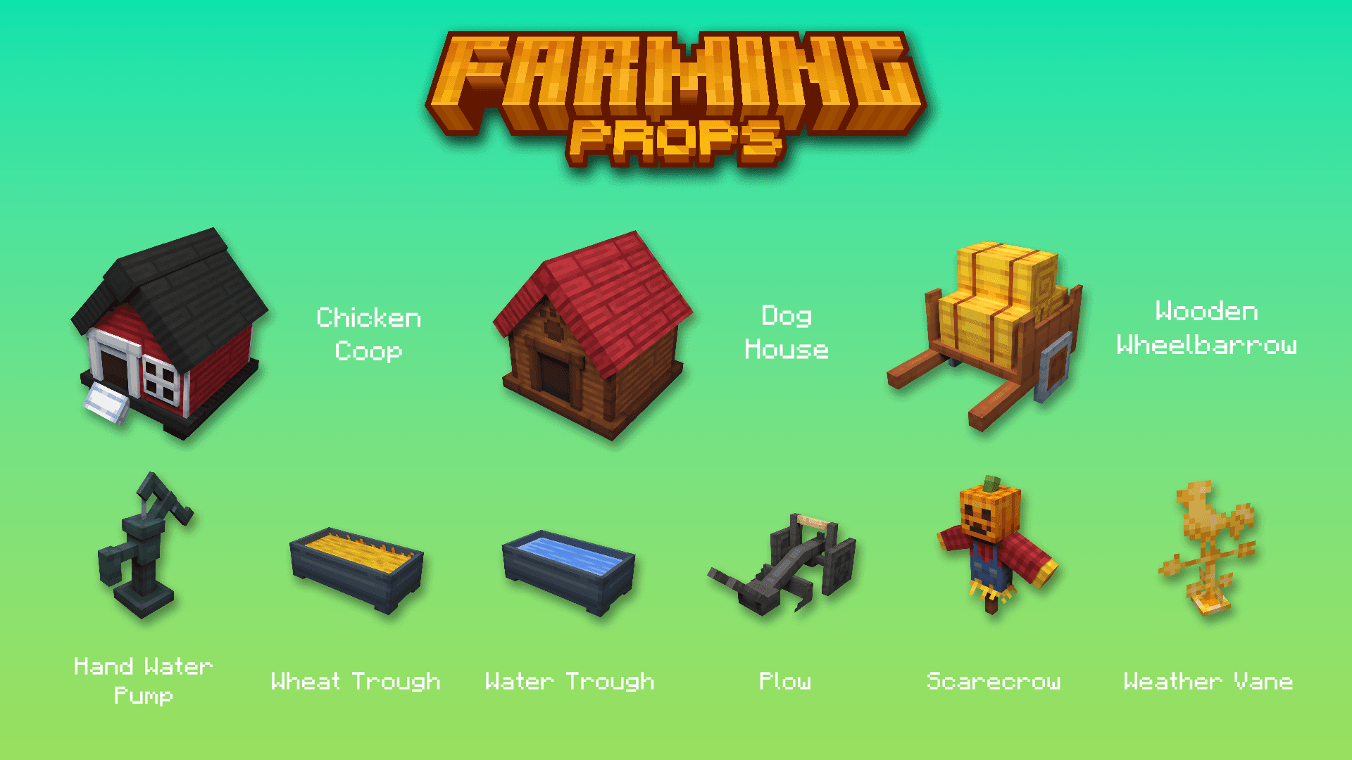 Farming Props models showcase 2
