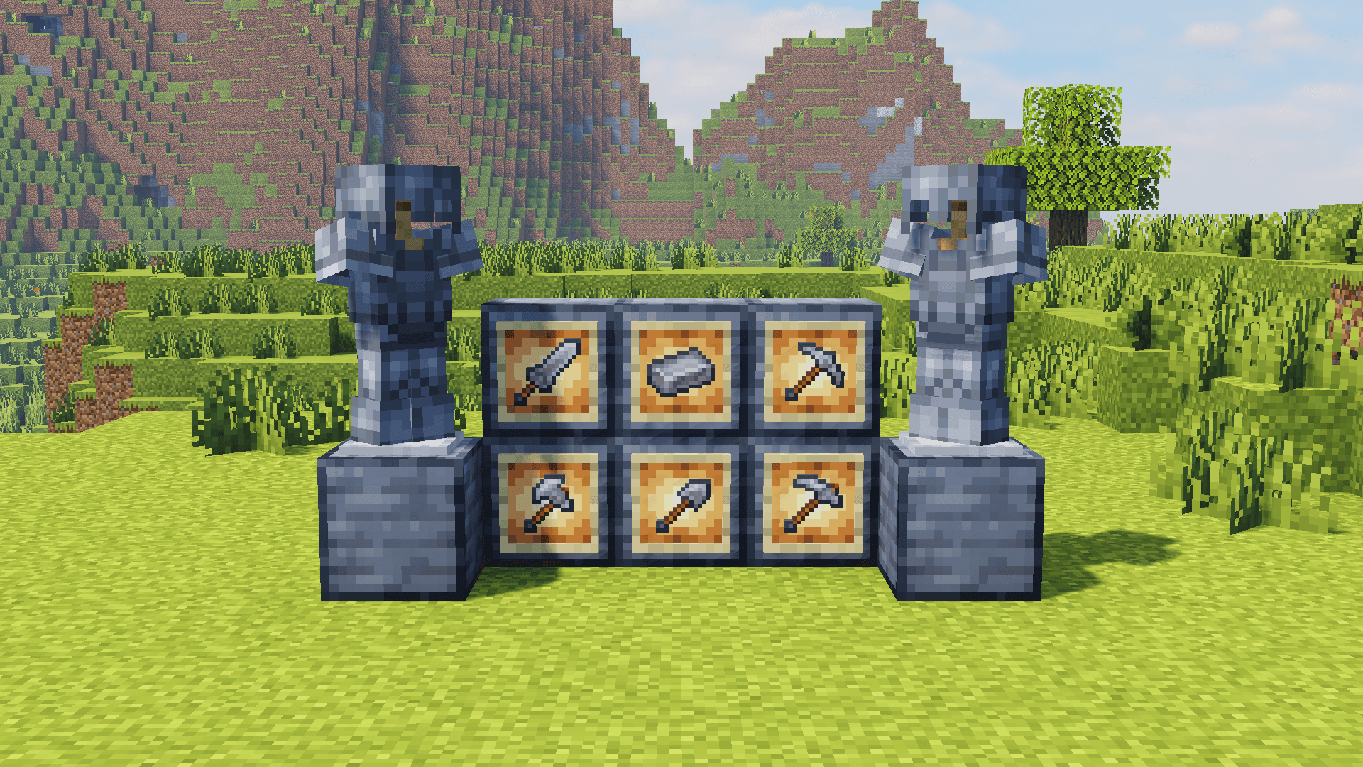 Materials Expansion steel in-game