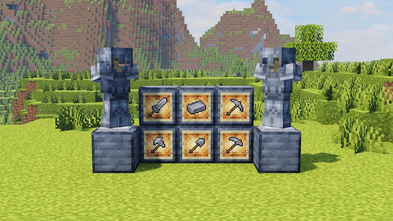 Materials Expansion steel in-game