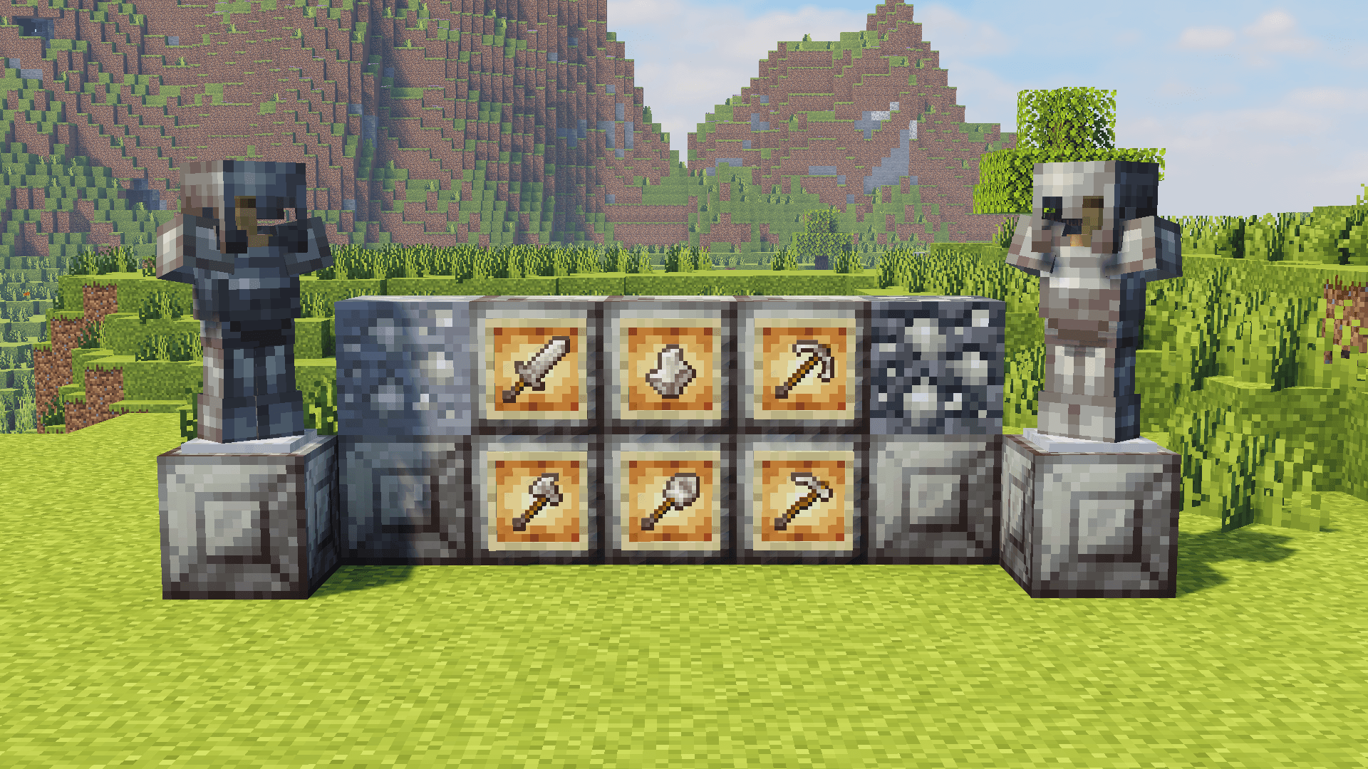 Materials Expansion titanium in-game