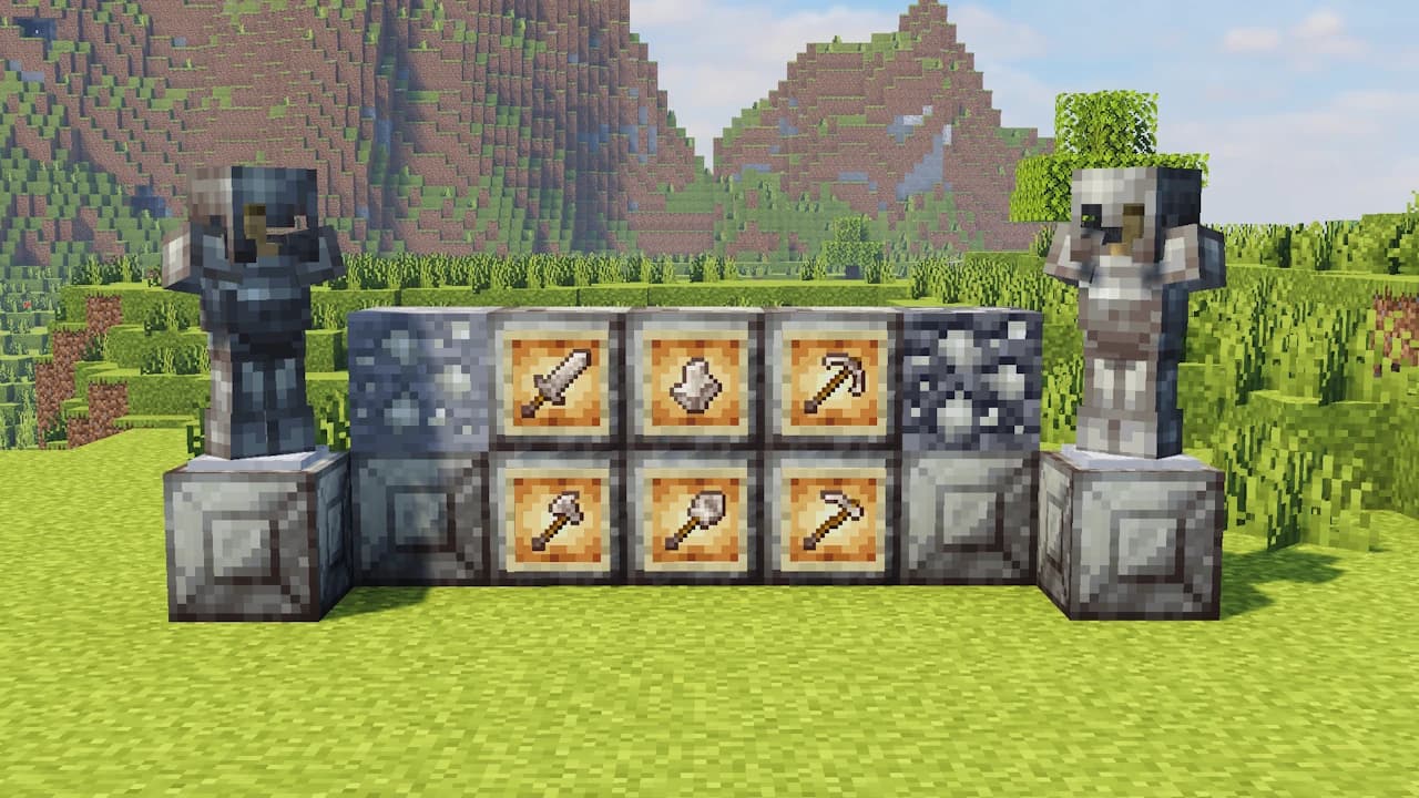 Materials Expansion titanium in-game